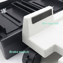ZJ008 Computer Host Bracket with Brake Movable Tray(Gray White )