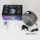 Remote Control LED Starry Sky Atmosphere Projector Lamp, Power Supply: EU Plug(White)