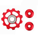 5 PCS Mountain Bicycle Flywheel Guide Wheel(Red)