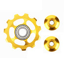 5 PCS Mountain Bicycle Flywheel Guide Wheel(Gold)