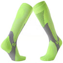 3 Pairs Magic Compression Elastic Socks Men And Women Riding Socks Football Socks, Size: XXL(Green)