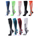 3 Pairs Magic Compression Elastic Socks Men And Women Riding Socks Football Socks, Size: XXL(Black)