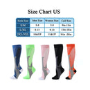 3 Pairs Magic Compression Elastic Socks Men And Women Riding Socks Football Socks, Size: XXL(Ink)