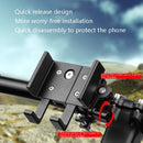 BG-BM17 Mountain Border Aluminum Alloy Rocker Mobile Phone Frame, Colour: Black 360 Degree Rotation