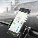 BG-BM17 Mountain Border Aluminum Alloy Rocker Mobile Phone Frame, Colour: Black 360 Degree Rotation