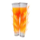 2 PCS Outdoor Sports Compression Elastic Single-Sided Knee Pads, Size: M (Gray)