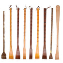 BQR01 Back Scratcher Long Handle Wooden Massage Scratcher, Style: Bamboo Section Red