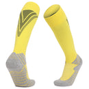 Thick Terry Non-Slip Sports Socks Over The Knee Stockings, Size: Childrens Free Size(Yellow)