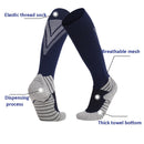 Thick Terry Non-Slip Sports Socks Over The Knee Stockings, Size: Childrens Free Size(White)