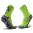 Adult Thick Towel Football Socks Non-Slip Wear-Resistant Tube Socks, Size: Free Size(Green)