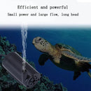 5 PCS Quiet Mini Horizontal Vertical Submersible Pump, Style: White Horizontal