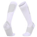 Y-09 Long Tube Outdoor Running Pressure Socks Football Socks, Size: Free Size(White Grey)