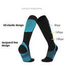 Y-09 Long Tube Outdoor Running Pressure Socks Football Socks, Size: Free Size(Black Yellow)