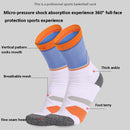Basketball Socks Thick Towel Bottom High Tube Socks(Black Red)
