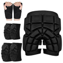 Skating Hip Protector Hockey Pants Ski Sports Protective Gear, Style: Black Hip Protector(S)
