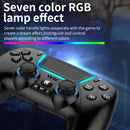 PS-P03 Cool Lighting 3D Adjustable Wireless Gamepad For PS4 / PS5 / Switch / PC(Black)