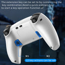 PS-P03 Cool Lighting 3D Adjustable Wireless Gamepad For PS4 / PS5 / Switch / PC(Red Black)