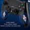 PSS-P04 Bluetooth 4.0 Wireless Dual-Vibration Gamepad For PS4 / Switch / PC / Steam(Classic Black)