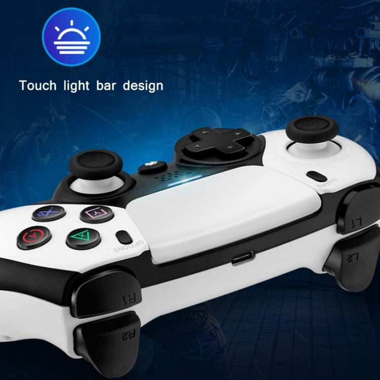 PSS-P04 Bluetooth 4.0 Wireless Dual-Vibration Gamepad For PS4 / Switch / PC / Steam(Tyrant Gold)
