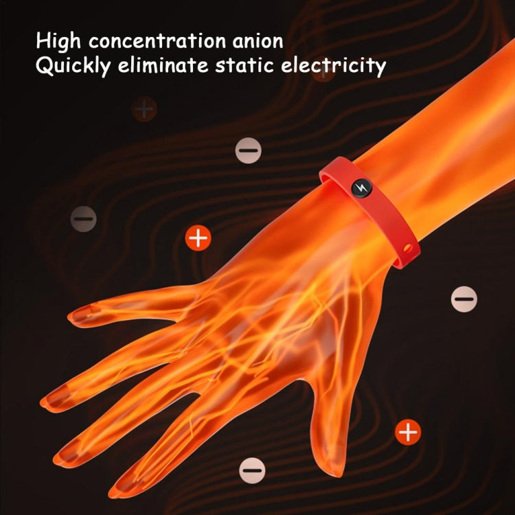 Wireless Anti-Static Silicone Bracelet(Red Simple)