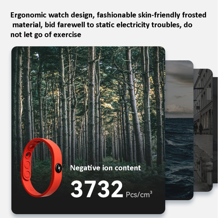 Wireless Anti-Static Silicone Bracelet(Red Simple)