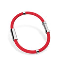 Wireless Silicone Anti-Static Bracelet Sports Bracelet(Four Cycles Red)