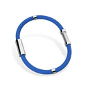 Wireless Silicone Anti-Static Bracelet Sports Bracelet(Four Cycles Blue)