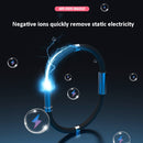 Wireless Silicone Anti-Static Bracelet Sports Bracelet(Four Cycles Black)