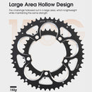 WEST BIKING 34T-50T Road Bike Racing Folding Chainwheel(Black)