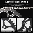 WEST BIKING 34T-50T Road Bike Racing Folding Chainwheel(Red)