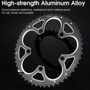 WEST BIKING 34T-50T Road Bike Racing Folding Chainwheel(Black)