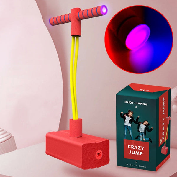 Luminous Children Jumping Pole Toy Balance Training Equipment(Red)