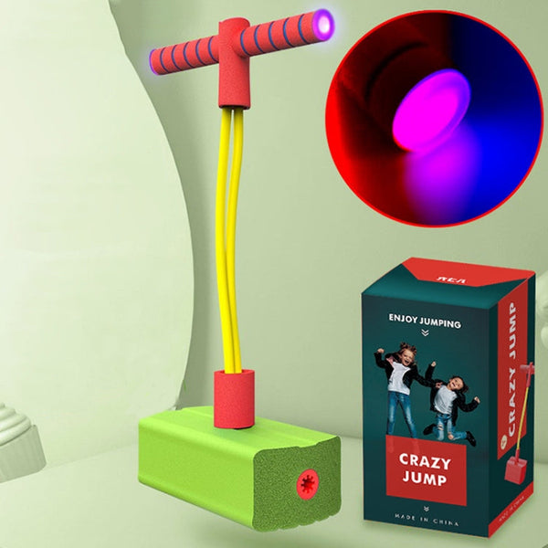 Luminous Children Jumping Pole Toy Balance Training Equipment(Green)