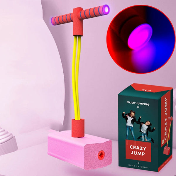 Luminous Children Jumping Pole Toy Balance Training Equipment(Pink)