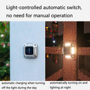 8 LED Solar Wall Lamp Outdoor Stainless Steel Buried Light(White Light)
