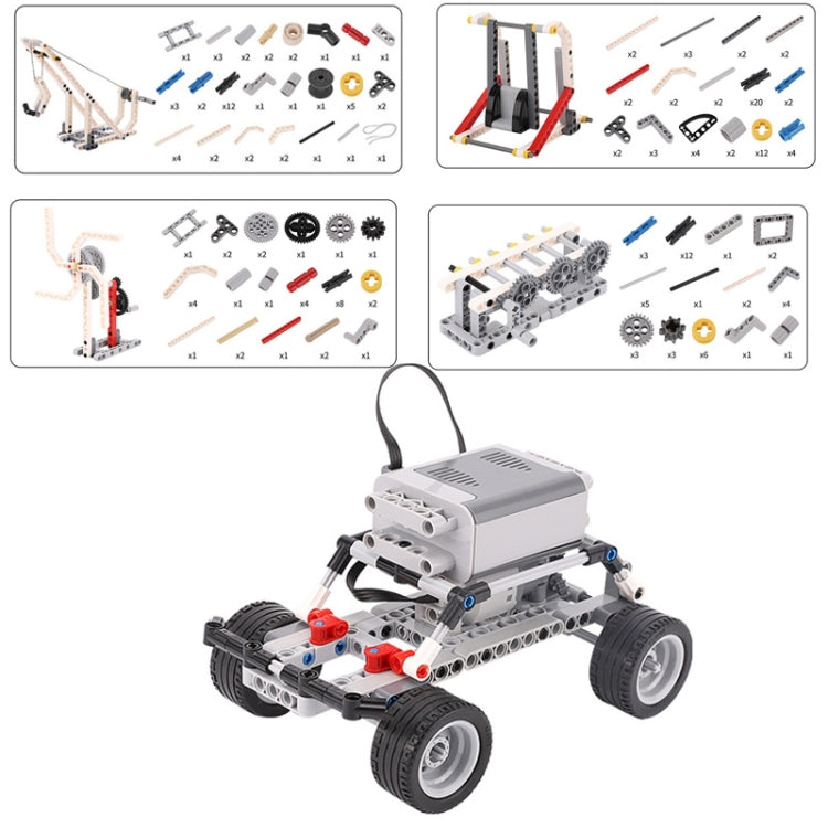KJTZ01 Youth Robot Electric Small Particle Building Blocks Set(As Show)