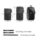 Rhinowalk RK9105 Bicycle Handlebar Water Bottle Phone Bag(Black)