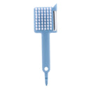 4 PCS 5 in 1 Multifunctional Peeler Household Kitchen Plastic Long-Handled Garlic Grinder With Brush Head(Light Blue)