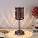 USB Charging Touch Diamond Crystal Table Lamp, Specification: USB Charging(RGB with Remote Control 16 Color)(Smoky Gray)