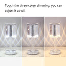 USB Charging Touch Diamond Crystal Table Lamp, Specification: USB Charging(RGB with Remote Control 16 Color)(Amber)