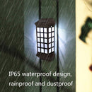 Solar Outdoor Long Panes Fence Wall Light Garden Decoration(Warm Light)