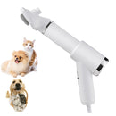 Pet Electric Comb Cat And Dog Brushing Cleaning Hair Dryer, Specification: US Plug(3 Generation 866 White)