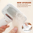 Pet Electric Comb Cat And Dog Brushing Cleaning Hair Dryer, Specification: US Plug(3 Generation 866 White)