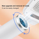 Pet Electric Comb Cat And Dog Brushing Cleaning Hair Dryer, Specification: UK Plug(3 Generation 866 White)