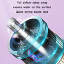 Household Intelligent Temperature Control Negative Ion Hair Dryerï¼ŒEU Plug, Colour: Grey