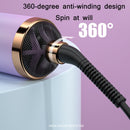 Household Intelligent Temperature Control Negative Ion Hair Dryerï¼ŒEU Plug, Colour: Grey