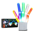 1 Pairs Hand Bones LED Glowing Gloves, Size: XL(Green)