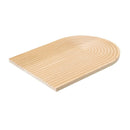 Large Elliptical Wooden Tray Photography Shooting Props