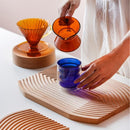 Medium Elliptical Wooden Tray Photography Shooting Props