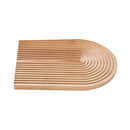 Small Elliptical Wooden Tray Photography Shooting Props